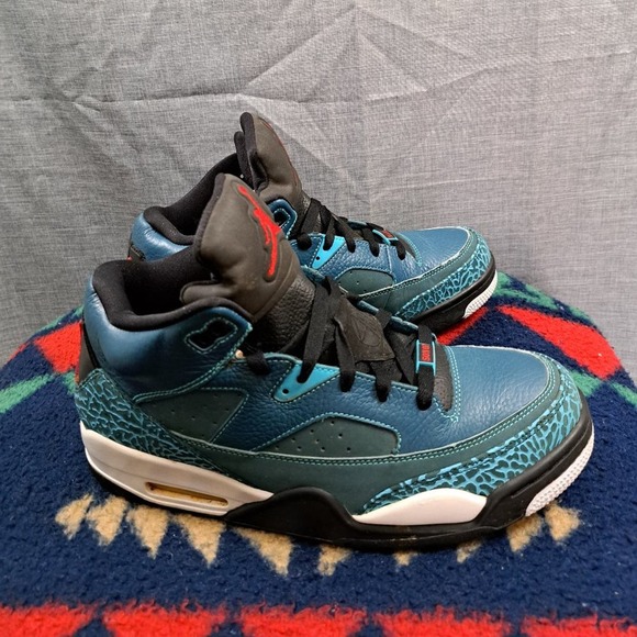 %Men\'s Nike Air Jordan Son Of Mars Low Dark Sea Green 580603-303 Shoes AJ5 main image 10